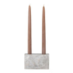 Magie - Set of 4 Candle Holders - White - Marble