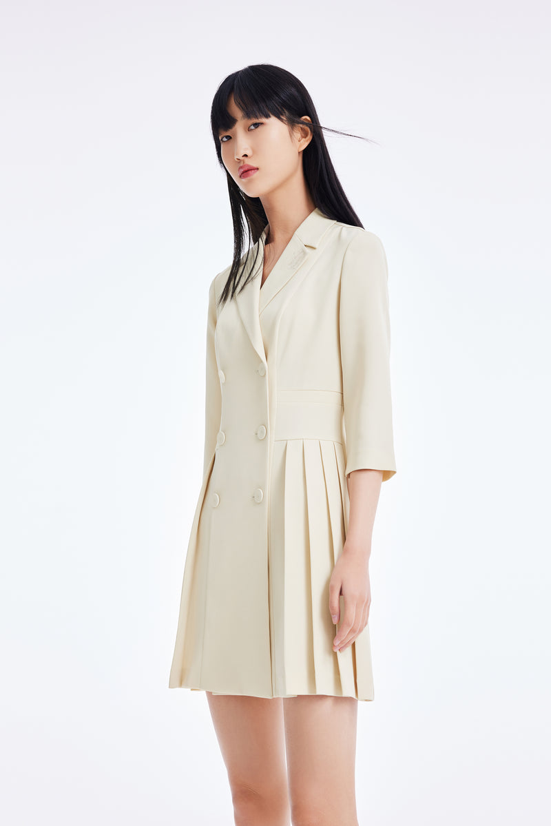 Lily - Robe - Kaki Clair