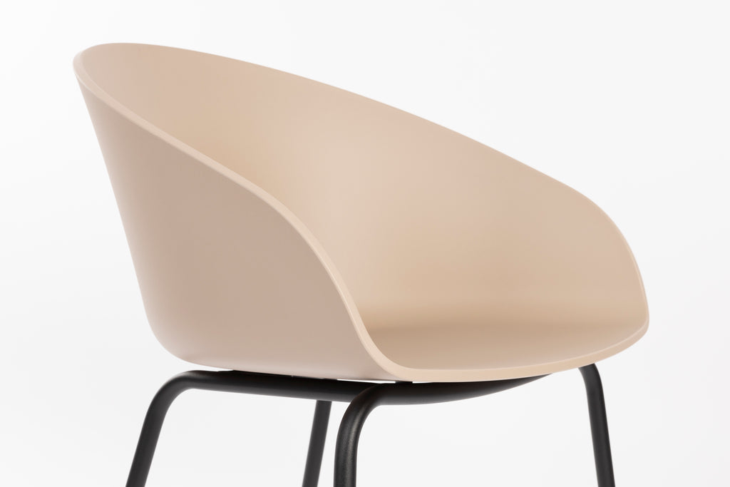 Void - Dining Room Armchair - Polypropylene Plastic - Latte Brown