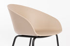 Void - Dining Room Armchair - Polypropylene Plastic - Latte Brown
