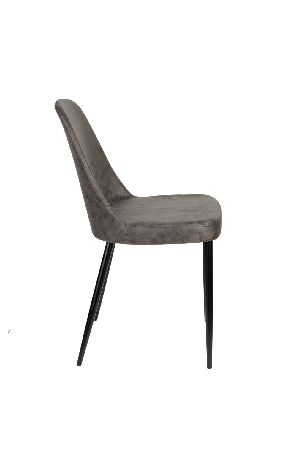 Alana - Dining Room Chair - Fabric - Anthracite/Grey