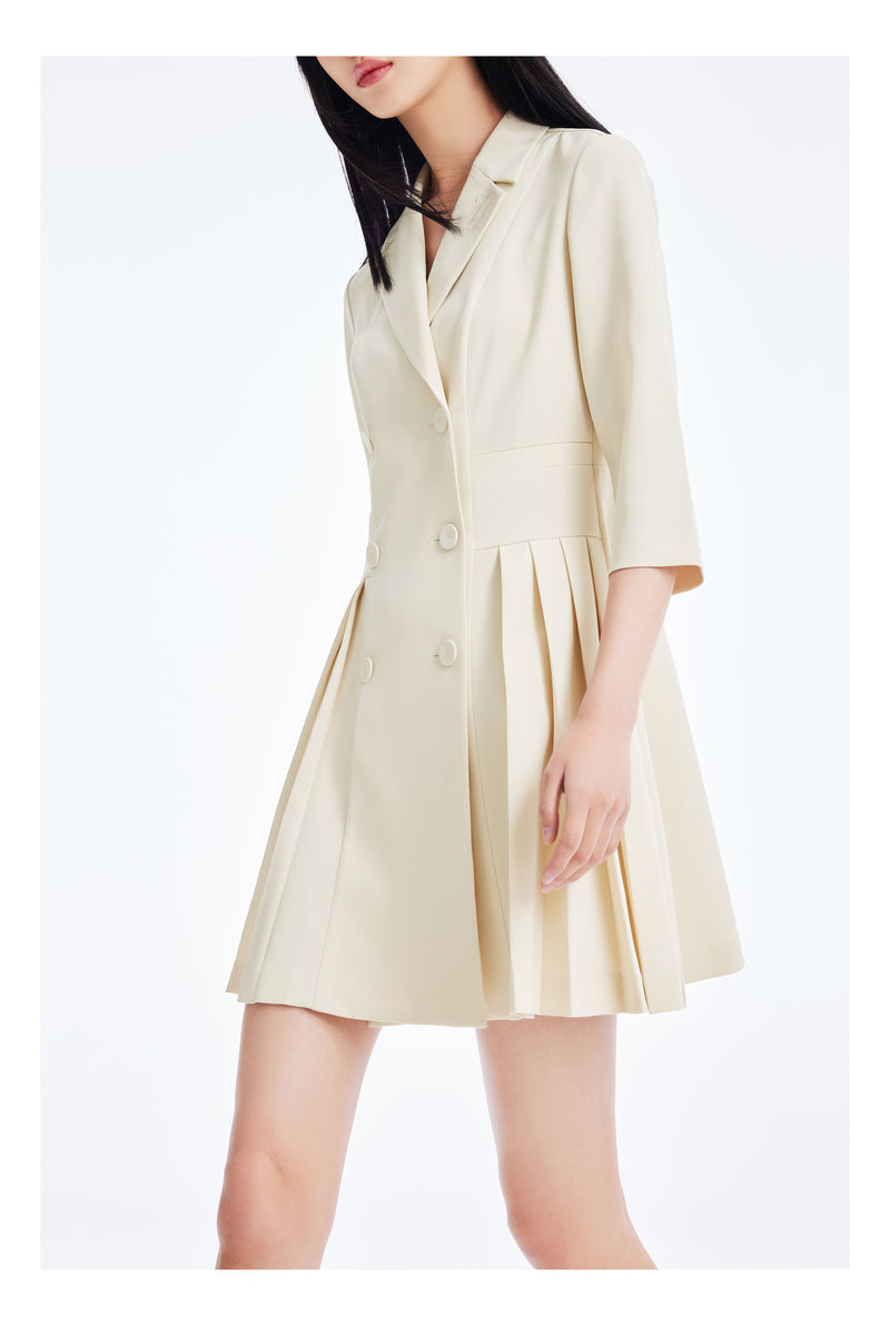 Lily - Robe - Kaki Clair