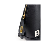 Sac À Main Balenciaga Logo Ville Medium Cuir - Noir