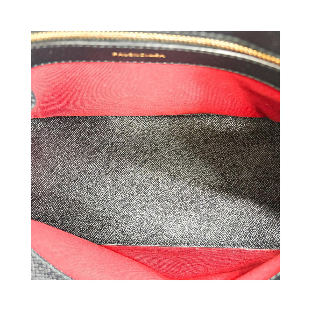 Sac À Main Balenciaga Logo Ville Medium Cuir - Noir