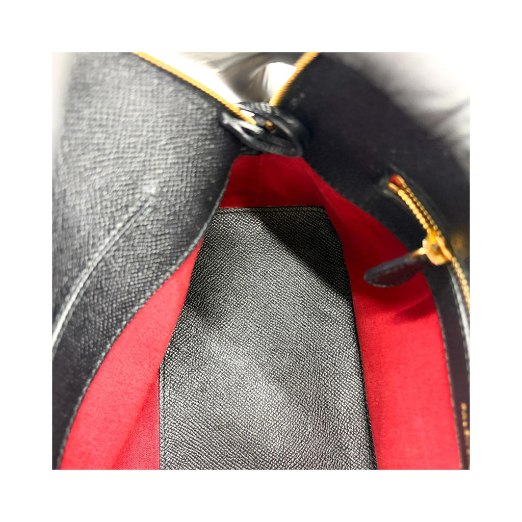 Sac À Main Balenciaga Logo Ville Medium Cuir - Noir