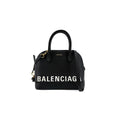 Sac À Main Balenciaga Logo Ville Medium Cuir - Noir