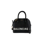 Sac À Main Balenciaga Logo Ville Medium Cuir - Noir