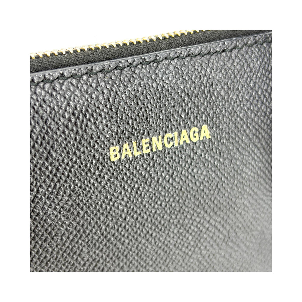 Sac À Main Balenciaga Logo Ville Medium Cuir - Noir