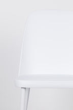 Pip All - Dining Chair - Polypropylene Plastic - White