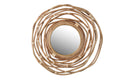 Kubu - Mirror - Rattan - Brown