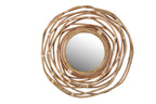 Kubu - Mirror - Rattan - Brown