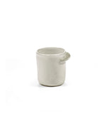 Out Of Lines - Lot De 2 Tasses À Ristretto Sans Anse - Grès - Blanc Cassé