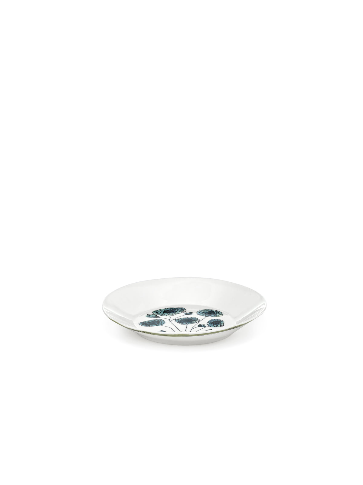 Midnight Flowers - Lot De 2 Assiettes Creuses - S - Porcelaine Bone China - Anemone Vaniglia