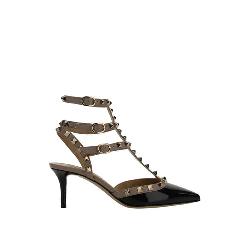 Escarpins - Valentino Garavani Rockstud Ankle Strap - Black