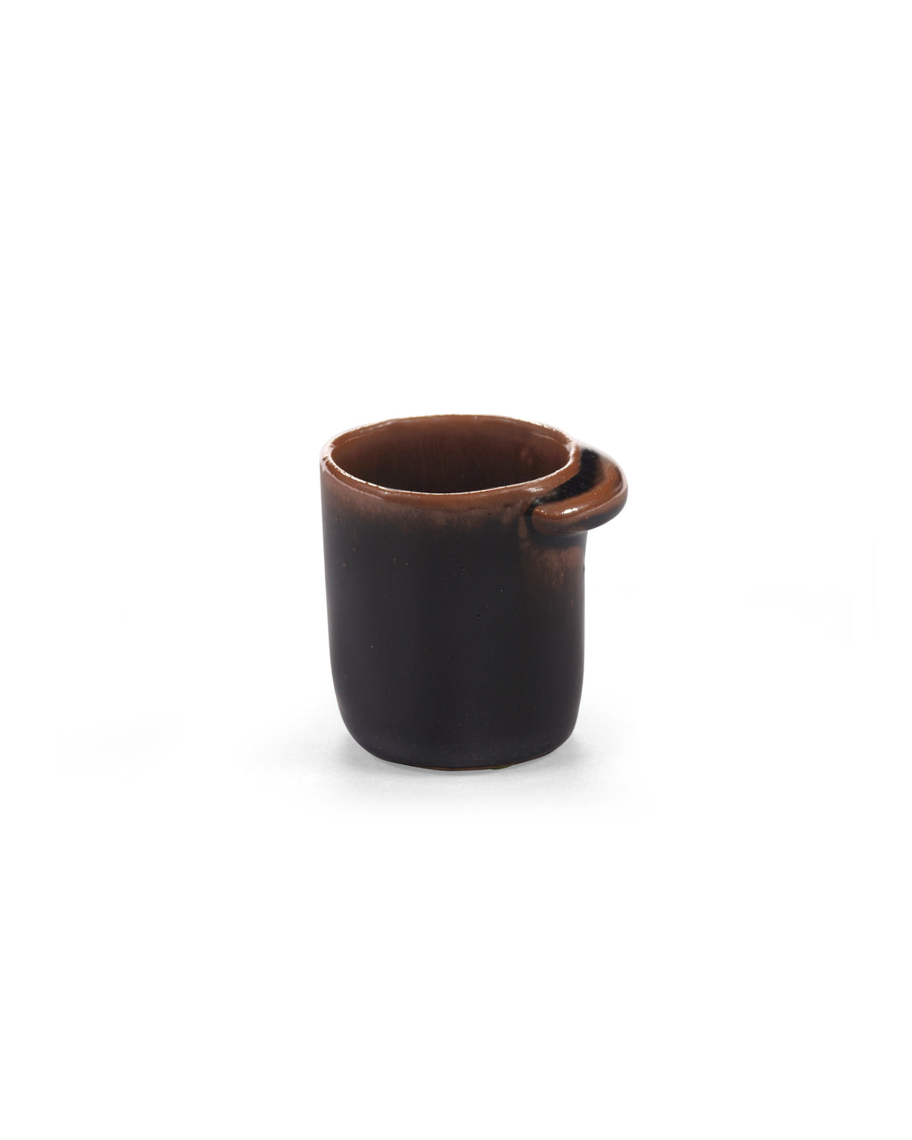 Out Of Lines - Lot De 2 Tasses À Ristretto Sans Anse - Grès - Noir Brun