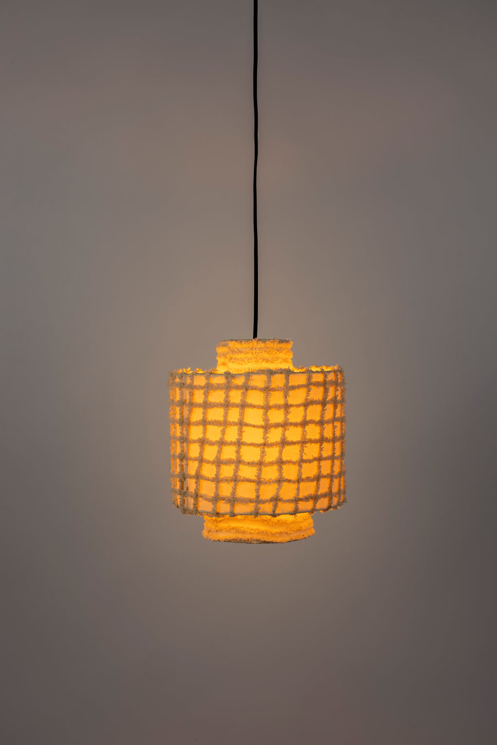 Arjun Large - Pendant light - Cotton - Beige