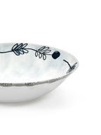 Midnight Flowers - Lot De 2 Bols Bas - L - Porcelaine Bone China - Mirtillo Tea