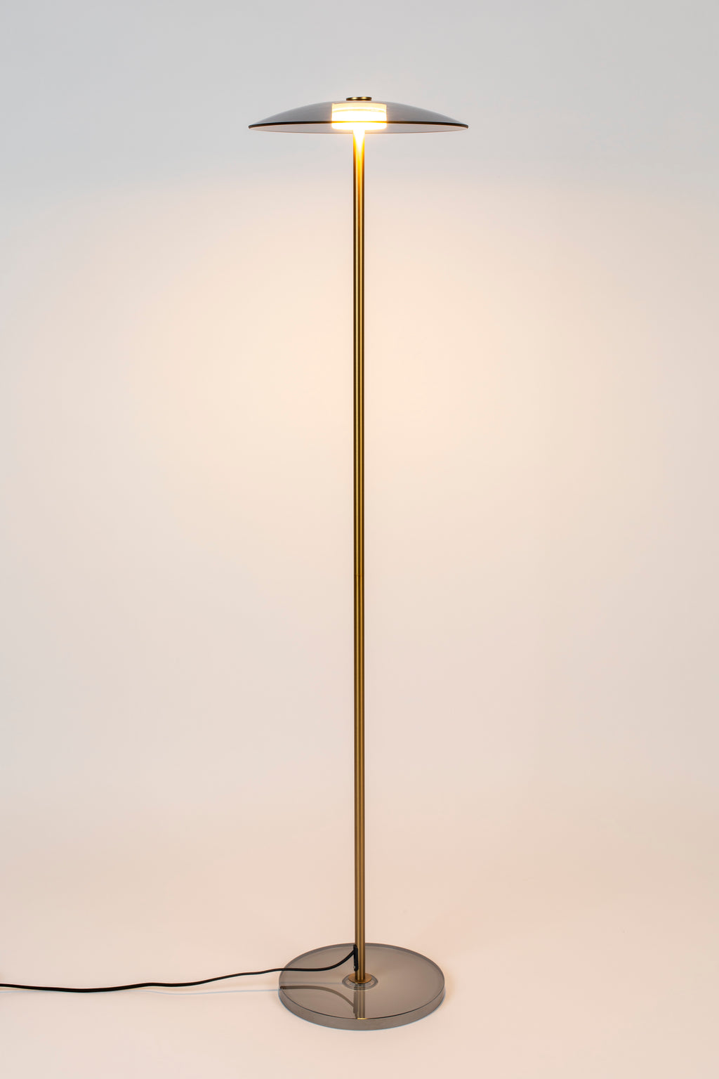 Float - Floor lamp - Tempered glass - Gold