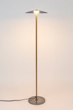 Float - Floor lamp - Tempered glass - Gold