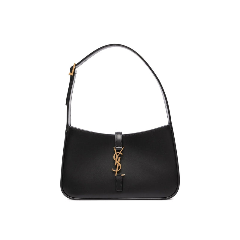 Saint Laurent Le 5 À 7 Hobo Leather Bag - Black - Women