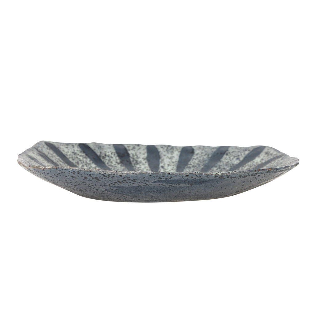 Ramie - Serving Plate - Grey - Stoneware