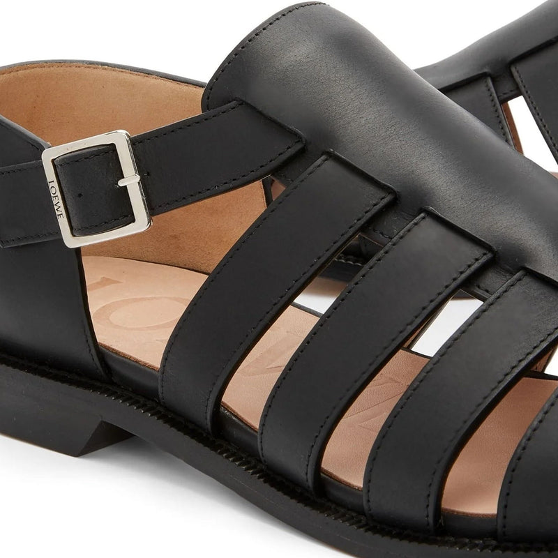 Sandales - Loewe Campo Leather - Black
