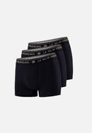 Lot De 3 Boxers Noir En Coton - Boxers Noir