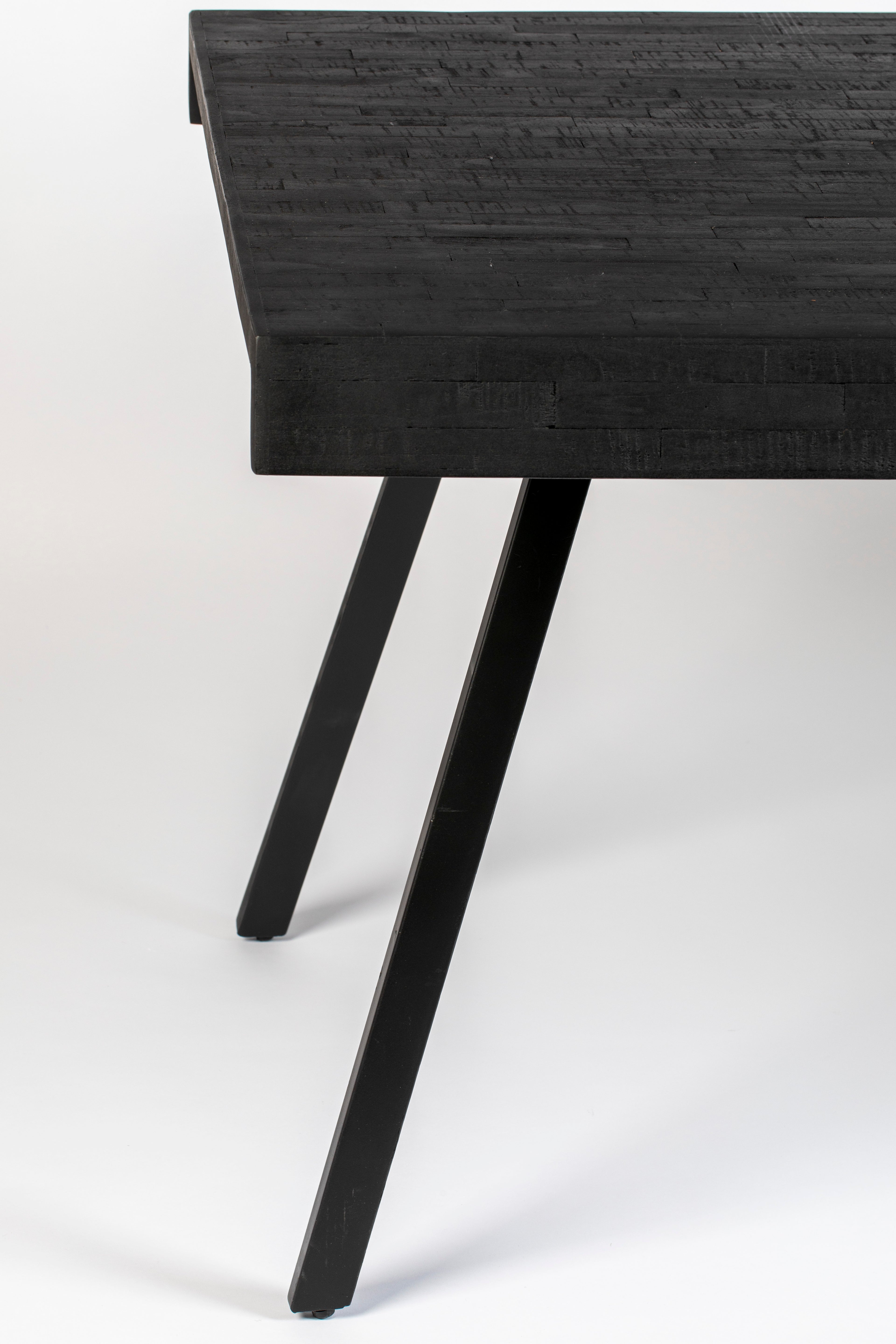 Suri - Table De Salle À Manger - Bois - Noir