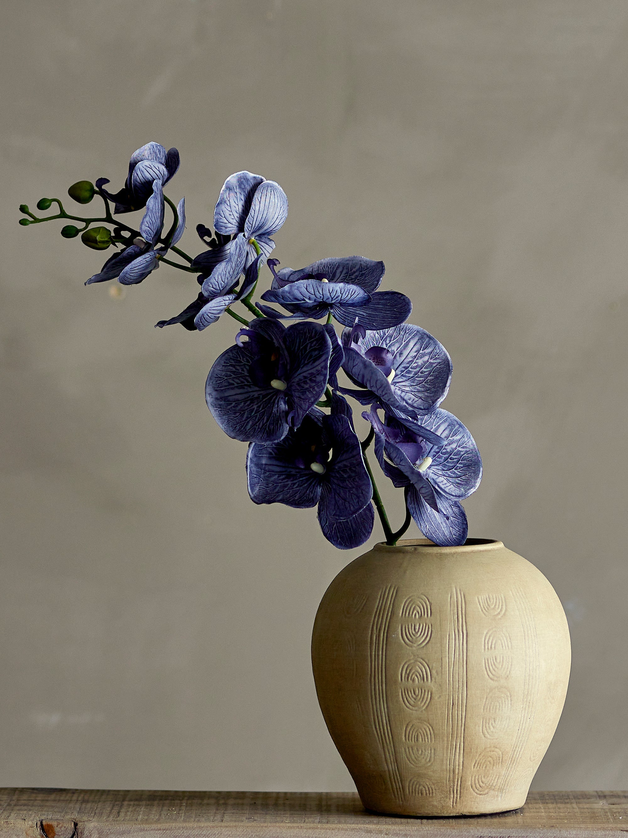 Taym - Lot de 2 Vases Déco - Naturel - Terre Cuite