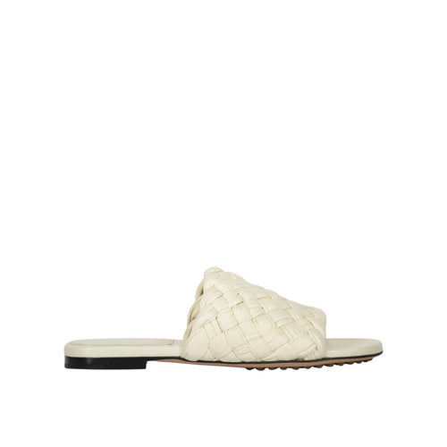 Mules En Cuir Bottega Veneta - Femme - Cream