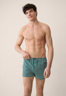 Lot De 2 Caleçons En Coton - Caleçons Vert Sapin Chambray