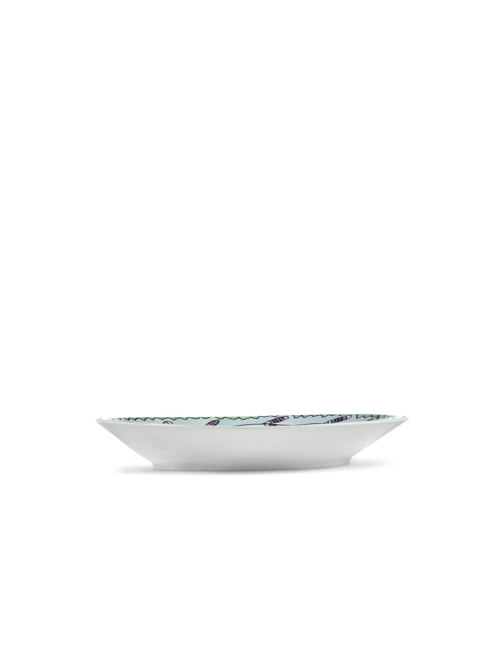 Midnight Flowers - Lot De 2 Assiettes Creuses - L - Porcelaine Bone China - Blossom Milk