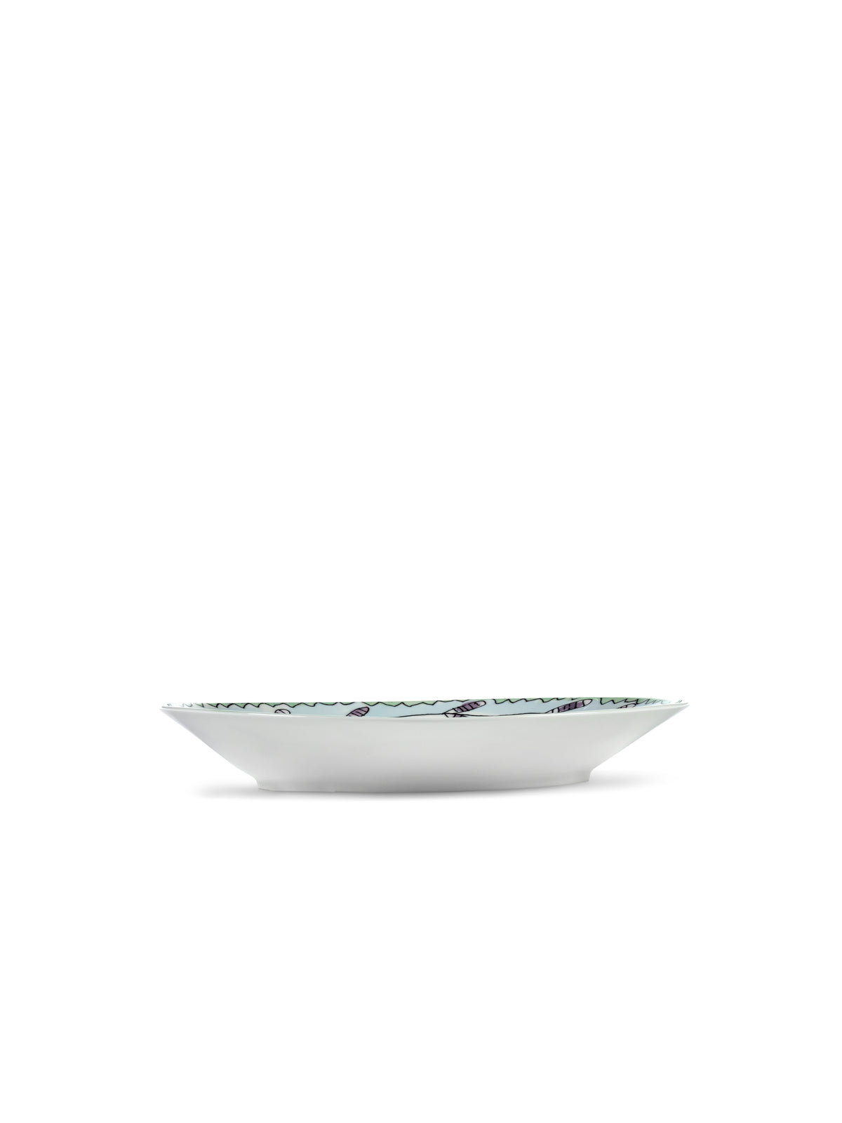 Midnight Flowers - Lot De 2 Assiettes Creuses - L - Porcelaine Bone China - Blossom Milk