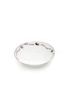 Midnight Flowers - Lot De 2 Bols Bas - L - Porcelaine Bone China - Foncé Viola