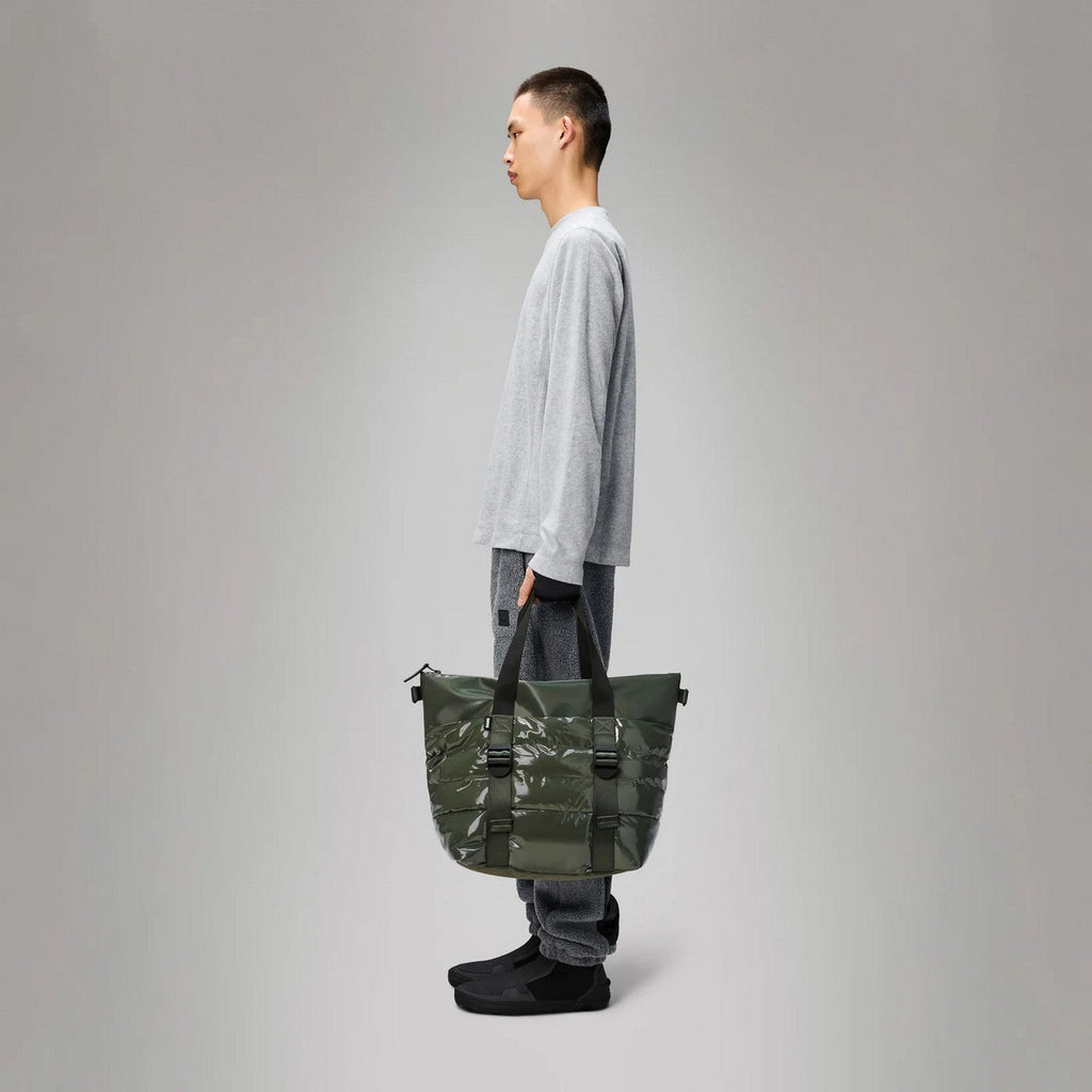 Bolso Puffer Mix Tote Mini W3 Swamp - Unisex