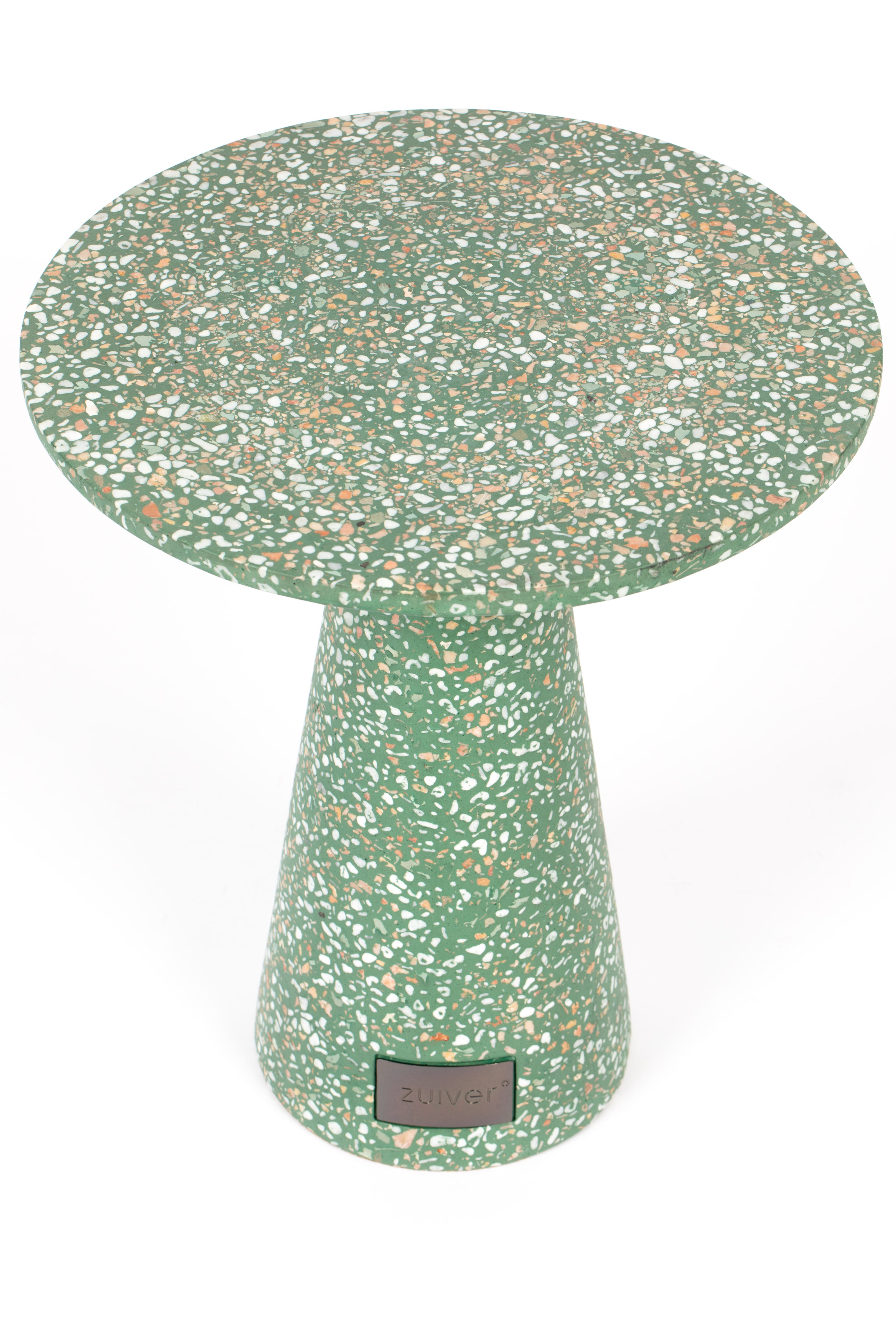 Victoria - Table D'Appoint - Terrazzo - Vert