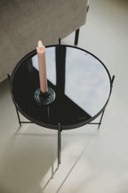 Cupid S - Table D'Appoint - Verre - Noir
