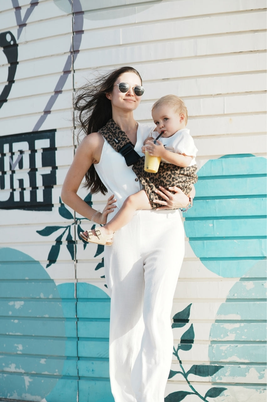 Porte-Bébé Momswing - Léopard Chic