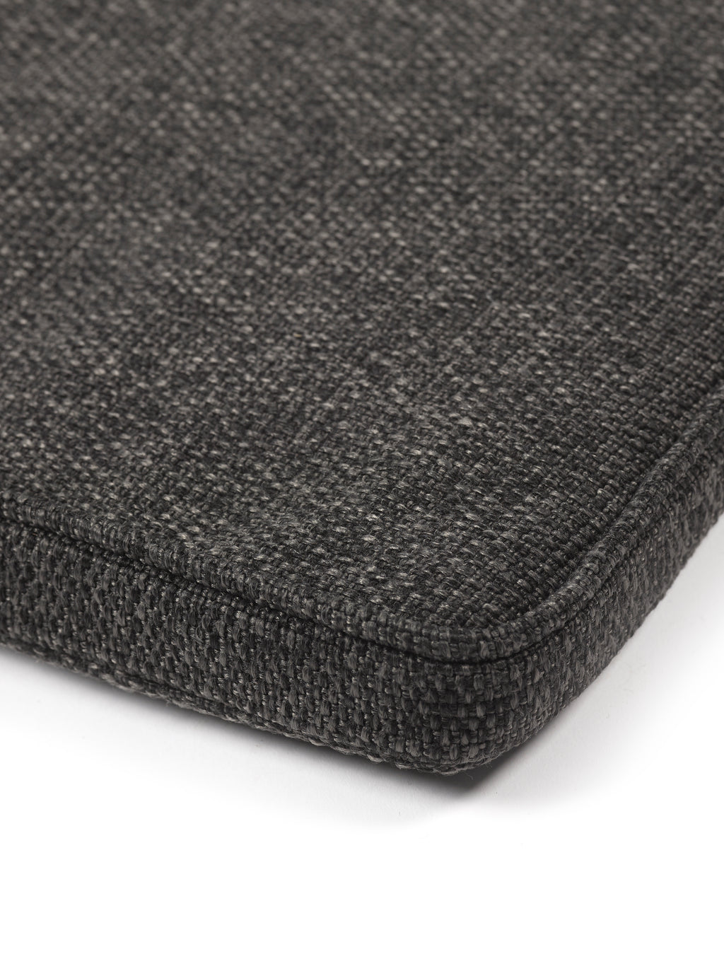 August - Coussin De Canapé De Jardin - Mousse À Séchage Rapide Et Dacron - Noir