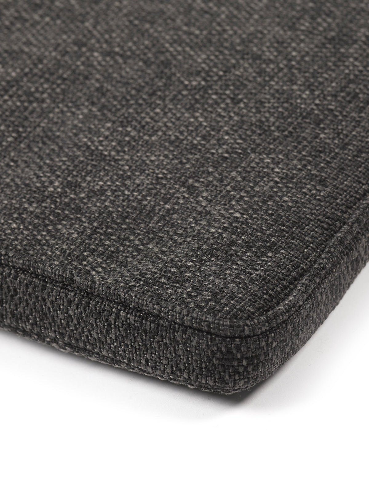 August - Coussin De Canapé De Jardin - Mousse À Séchage Rapide Et Dacron - Noir