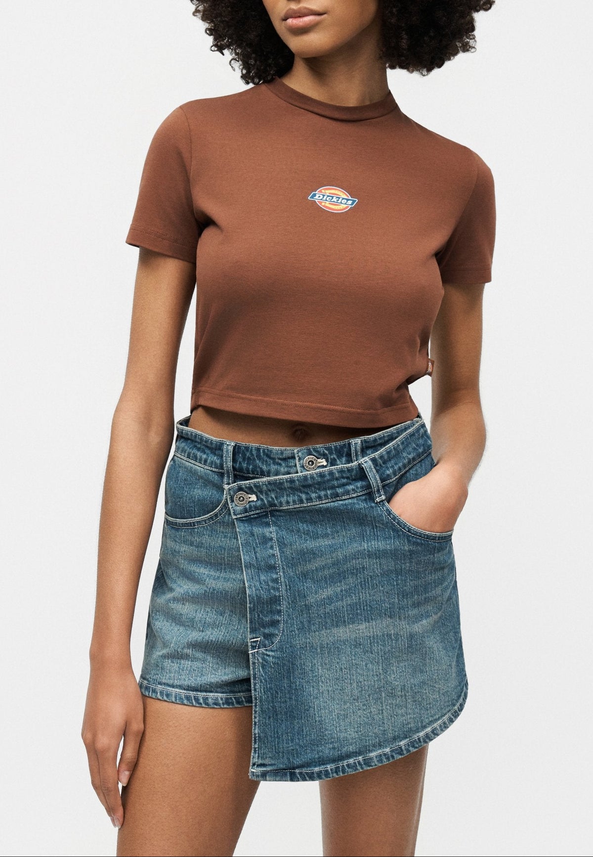 Gonna pantalone - Short di jeans - Khaki Tinted Blue - Khaki Tinted Blue