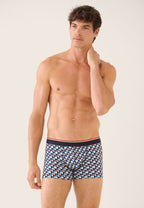 Boxer Marius Corbusier En Coton - Vert Azur
