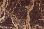 Mount M - Side Table - Aluminum - Brown/Black Marble