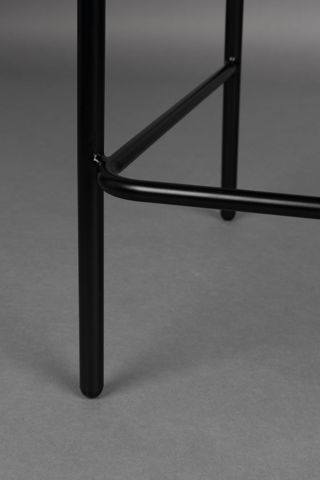 Rodin - Chaise de comptoir - Bouclette - Noir