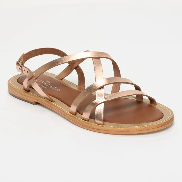 Clarissa Sandals - Rose Gold