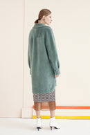 Lily - Manteau De Fourrure - Turquoise