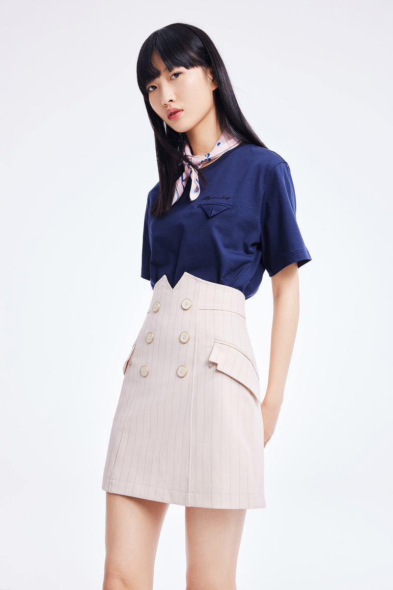 Lily - T-Shirt - Bleu Marine