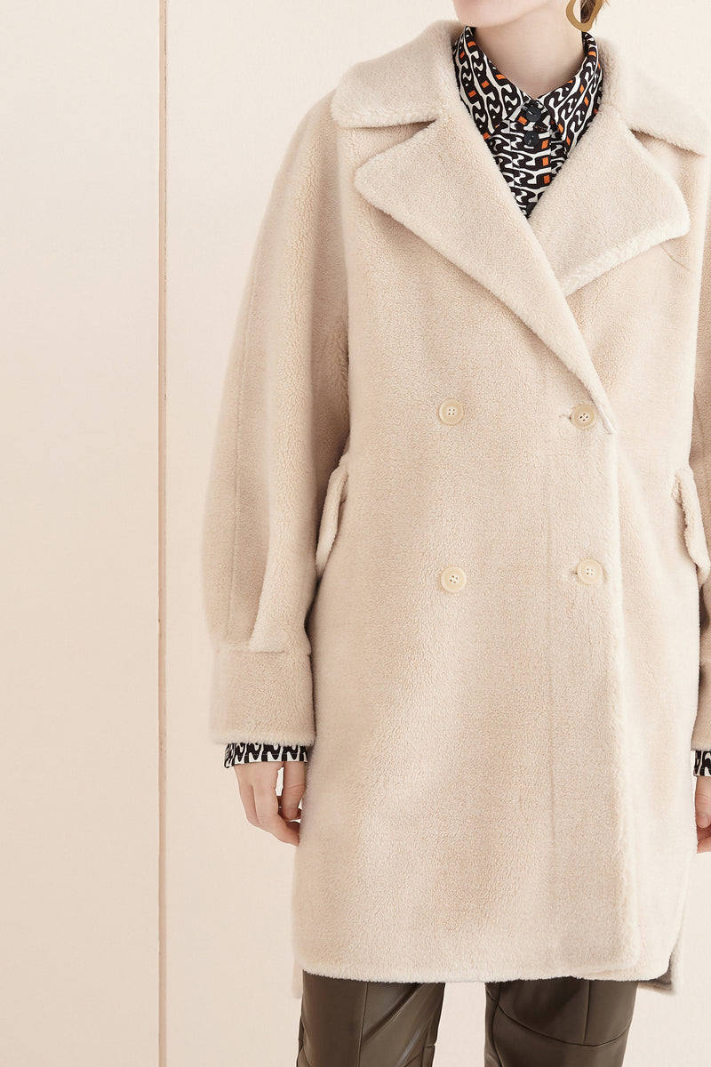 Lily - Manteau De Fourrure - Or Clair