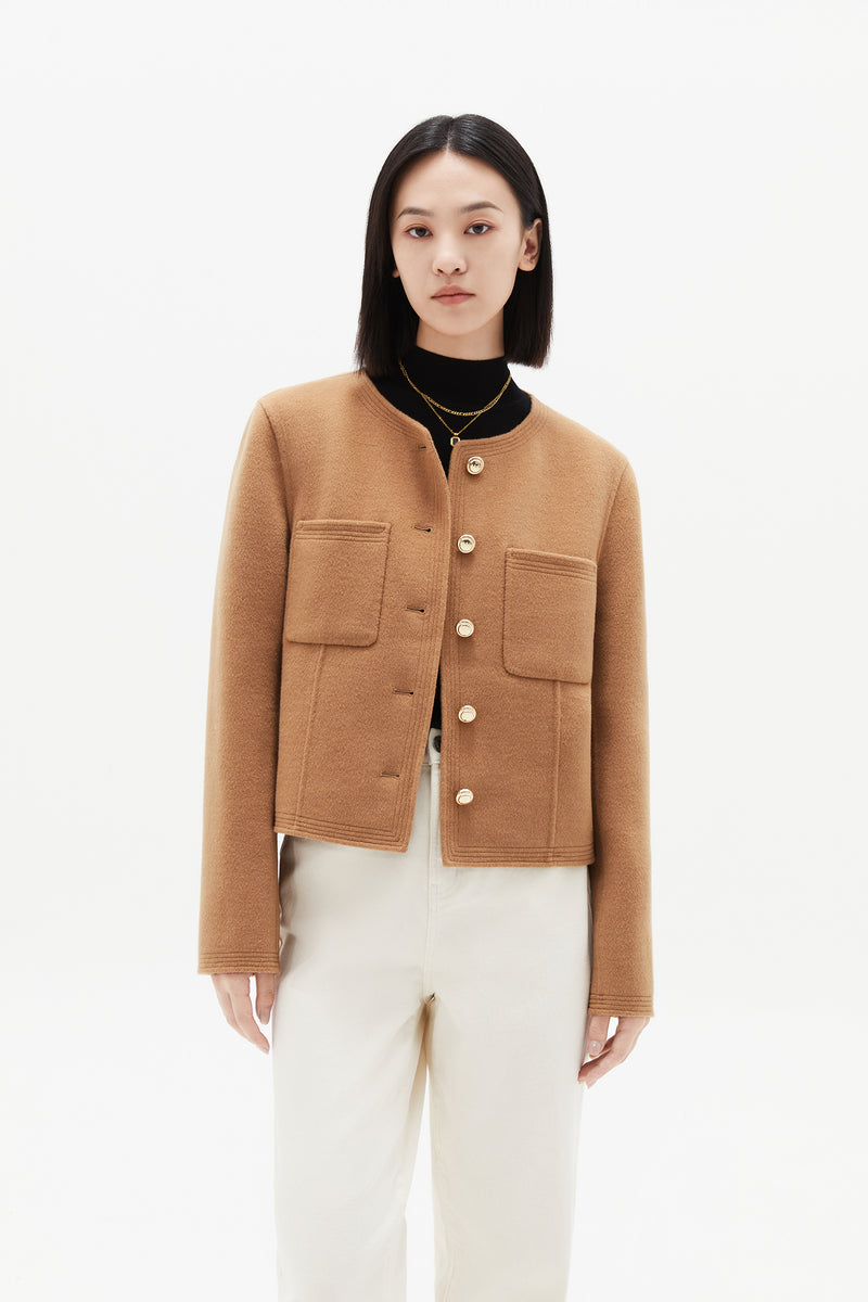 Lily - Veste - Marron Cacao