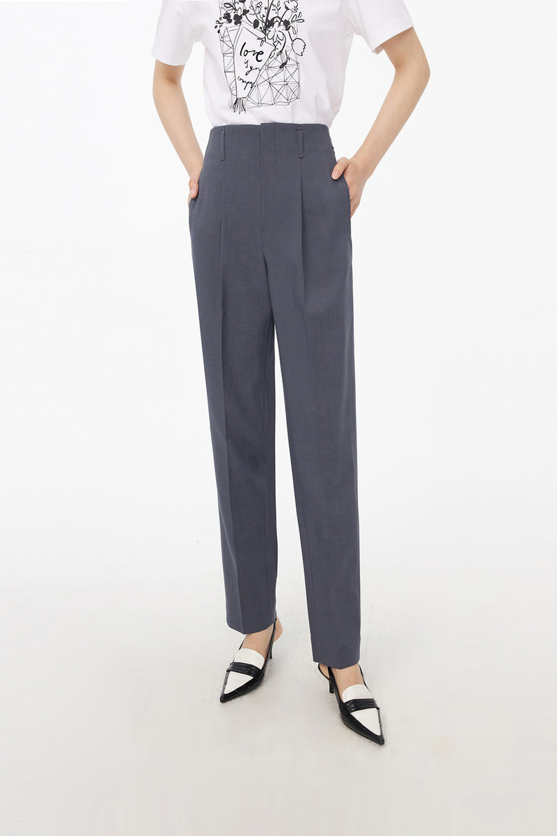 Lily - Pantalon - Gris Clair Bleu